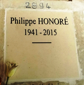 Stèle de HONORE Philippe