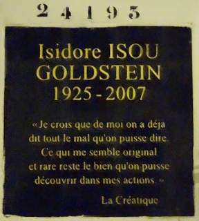 Grabstein von ISOU GOLDSTEIN Isidore