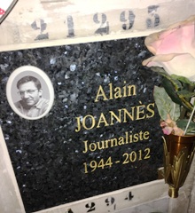 מַצֵּבה פון JOANNES Alain