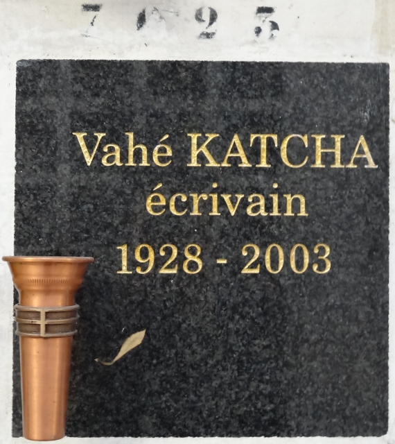 Stèle de KATCHA Vahé-Karnik KATCHADOURIAN, dit Vahé