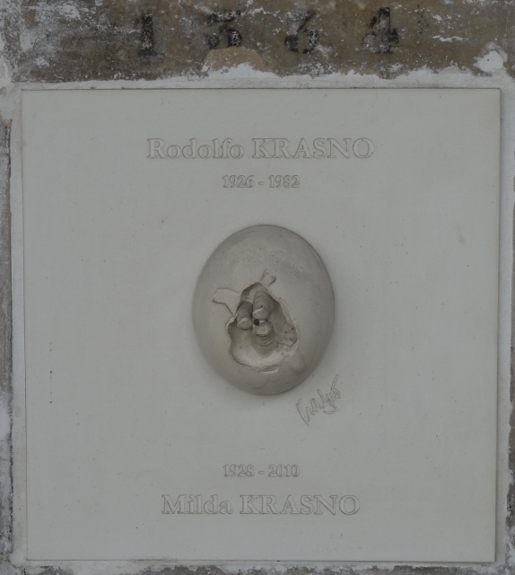 Stèle de KRASNO Rodolfo KRASNOPOLSKY, dit