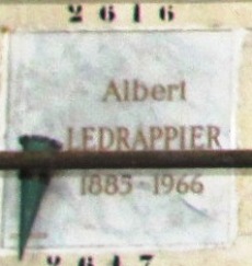 Stèle de LEDRAPPIER Albert