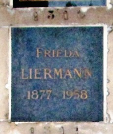 Надгробие LIERMANN Frieda