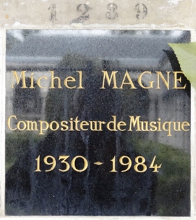 Stèle de MAGNE Michel