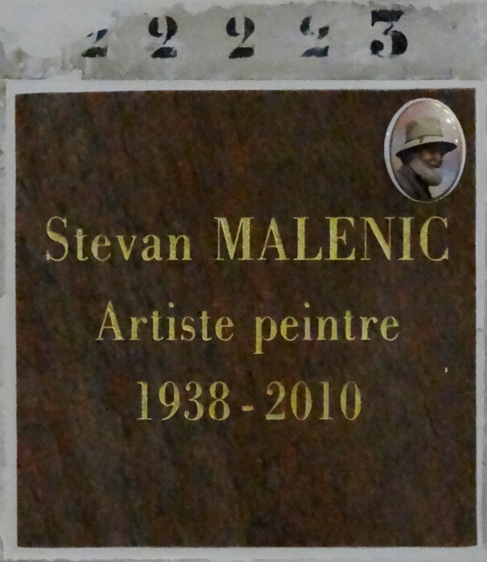 Stèle de MALENIC Stevan