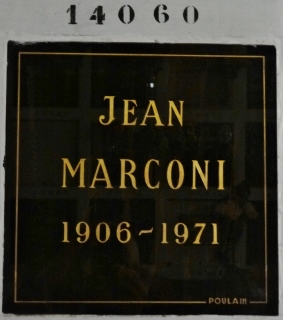 Stèle de MARCONI Jean MARCON, dit