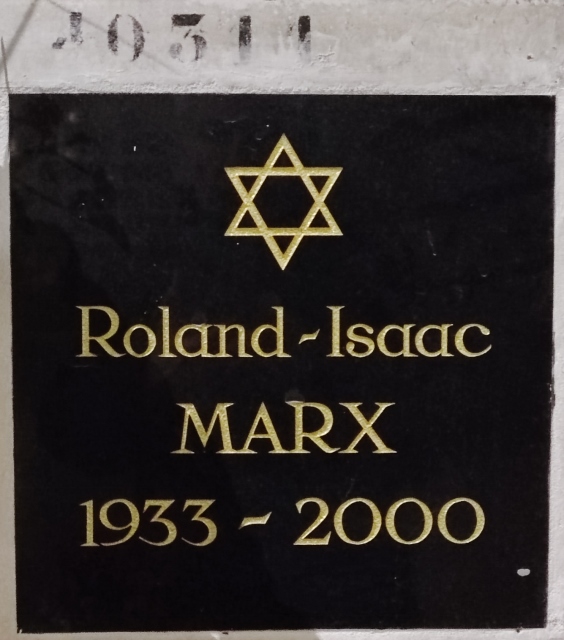 Stèle de MARX Roland Isaac