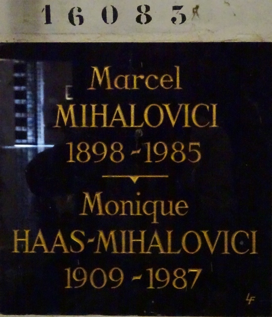 Grabstein von MIHALOVICI Marcel