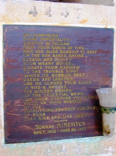 Lápide de MINEVITCH Borrah