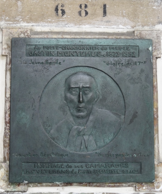 Stèle de MONTEHUS Gaston Mardochée BRUNSWICK, dit