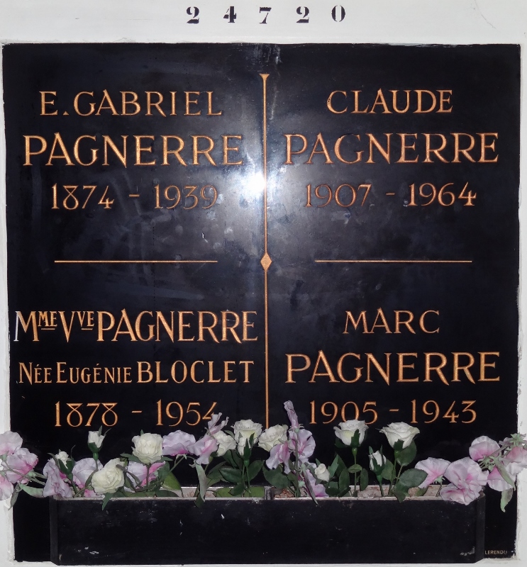 Надгробие PAGNERRE Gabriel