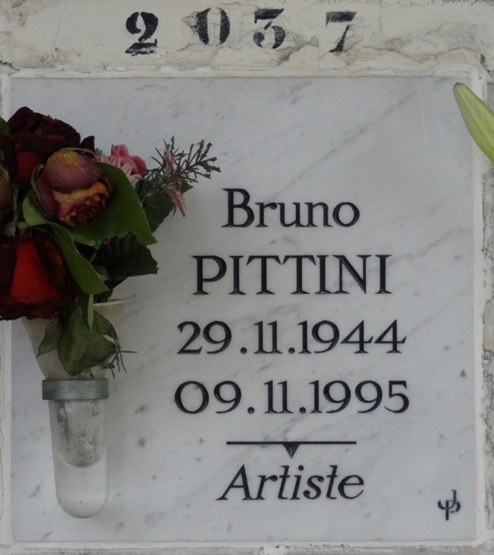 شاهدة قبر PITTINI Bruno