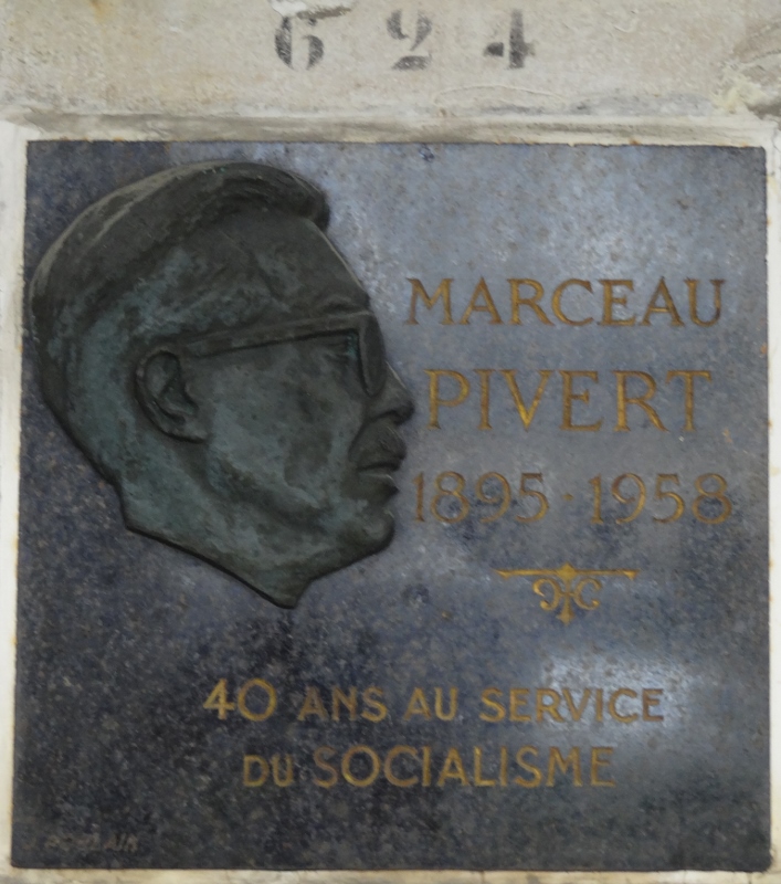 Stèle de PIVERT Marceau