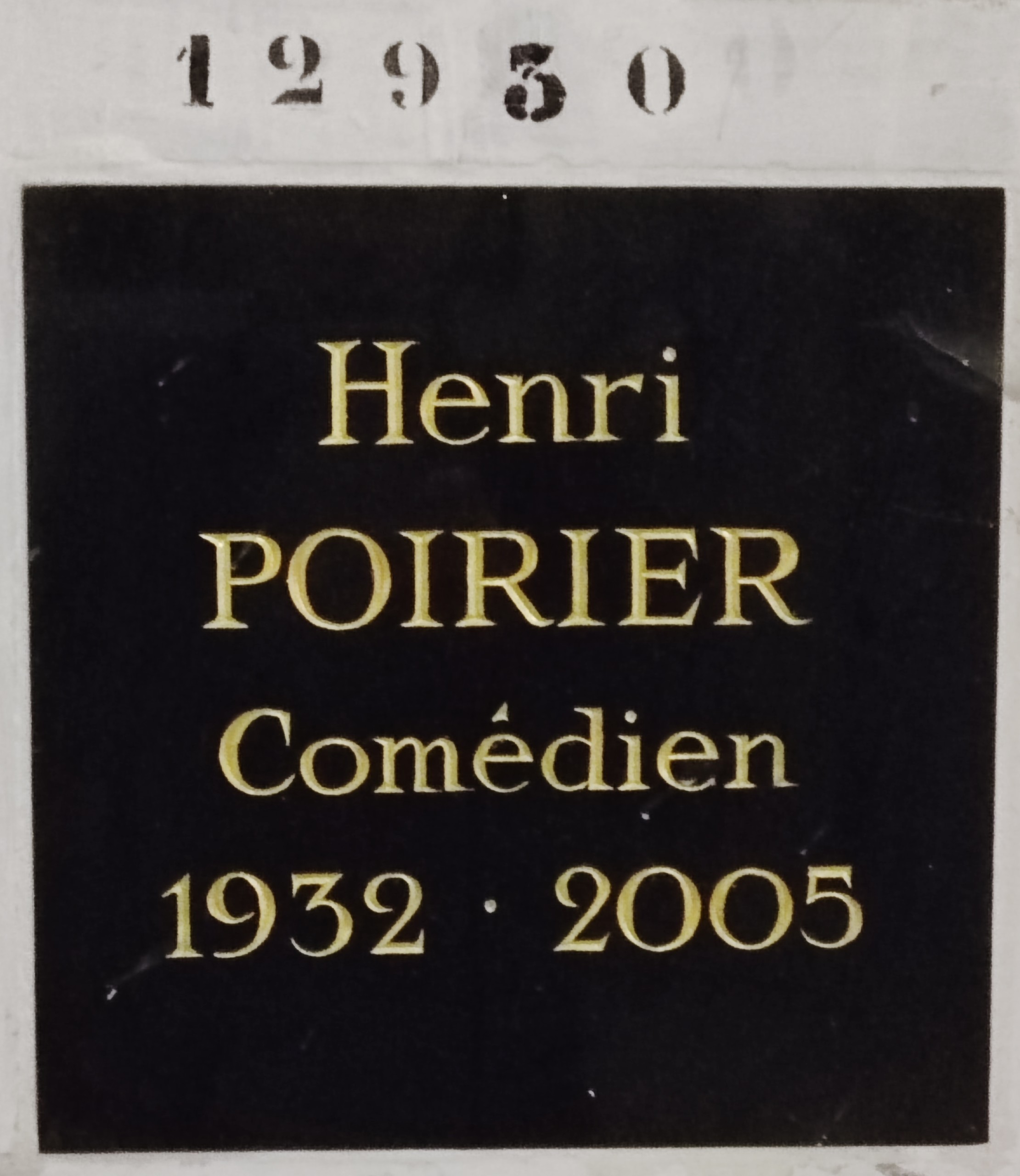 מַצֵּבה פון POIRIER Henri