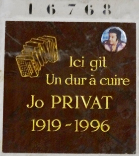 מצבת PRIVAT Georges, dit Jo