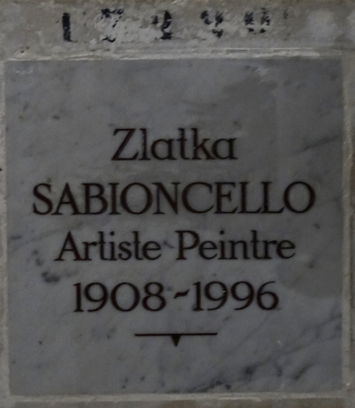 Stèle de SABIONCELLO Zlatka