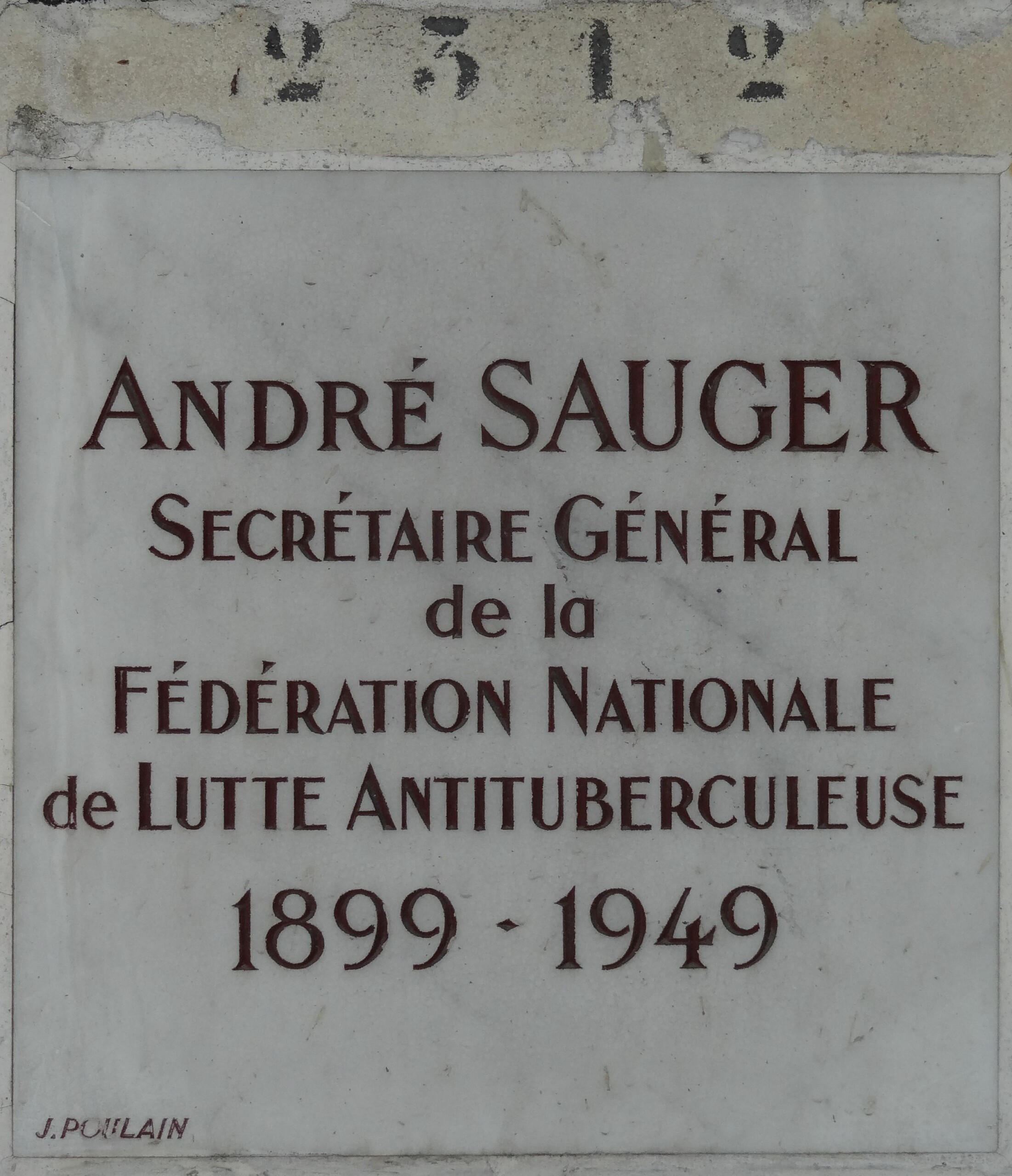 Grabstein von SAUGER Andre