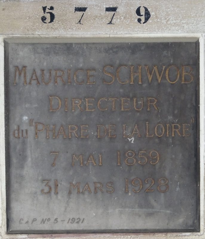 מַצֵּבה פון SCHWOB Maurice