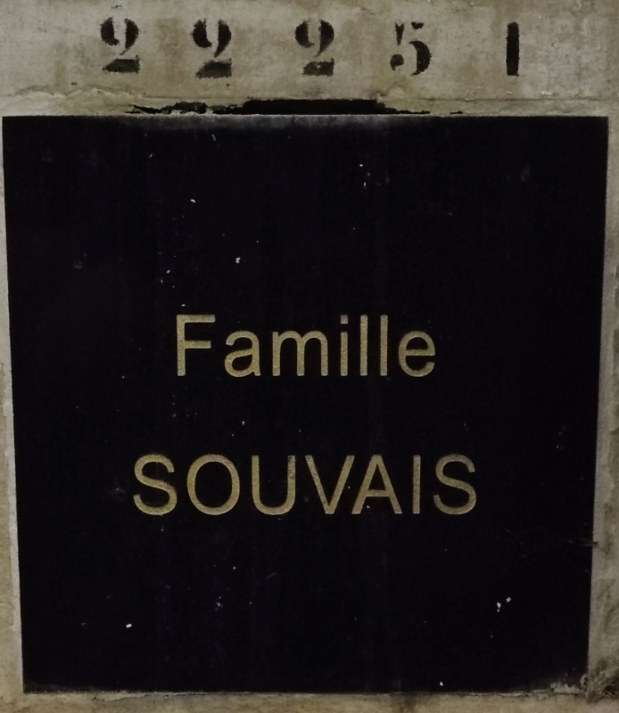 Grabstein von SOUVAIS Michel