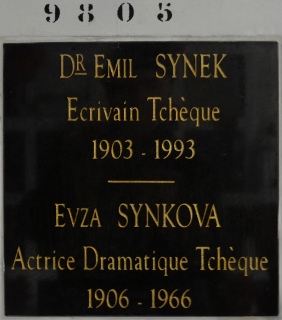 Grabstein von SYNEK Emil