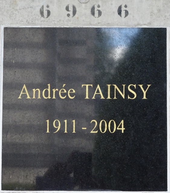 Grabstein von TAINSY Andrée