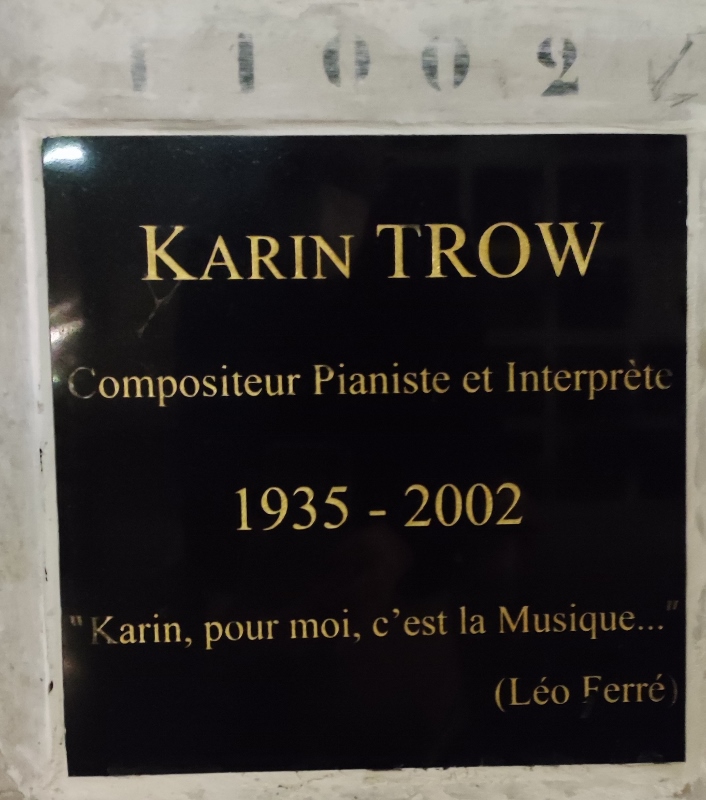 Grabstein von TROW Karin