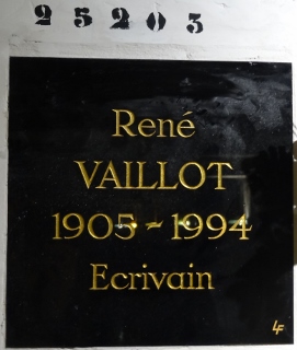 Grabstein von VAILLOT René