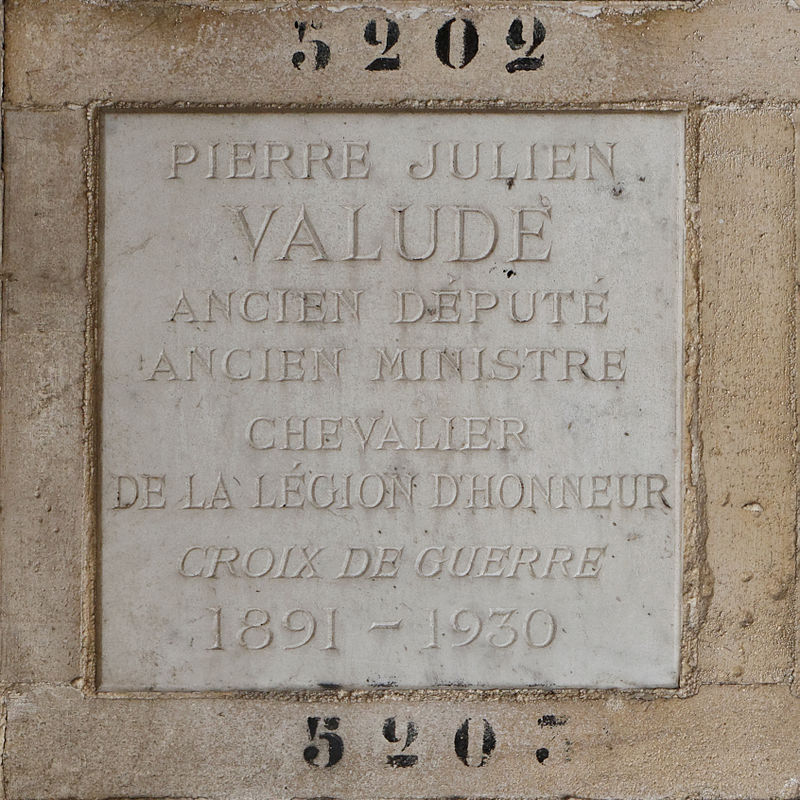 Stèle de VALUDE Pierre Julien