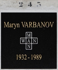 Stèle de VARBANOV Maryn