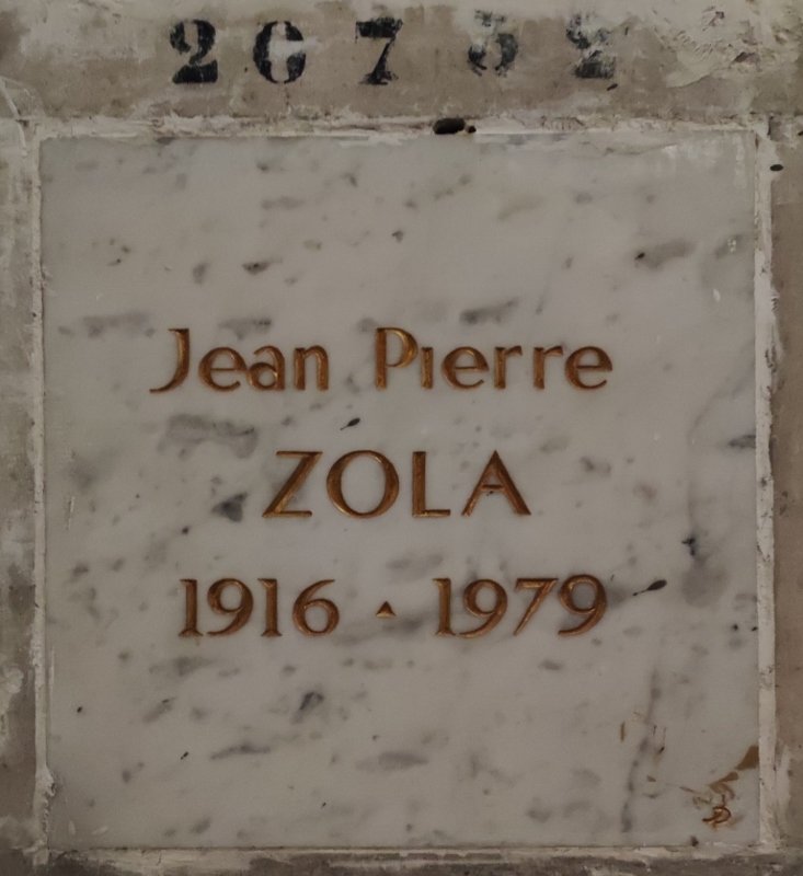 מַצֵּבה פון ZOLA Jean Pierre