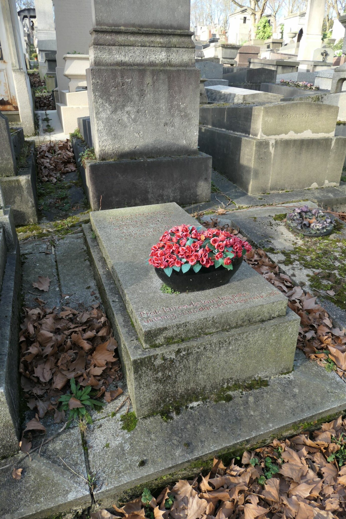 Lápide de MANDEL Ernest