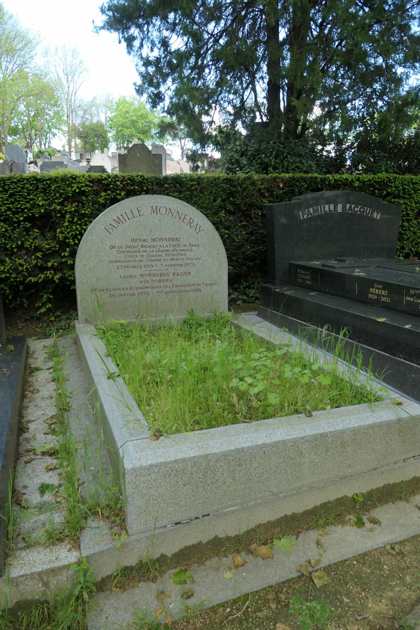 Grabstein von MONNERAY Heinrich MEIERHOF, dit Henri