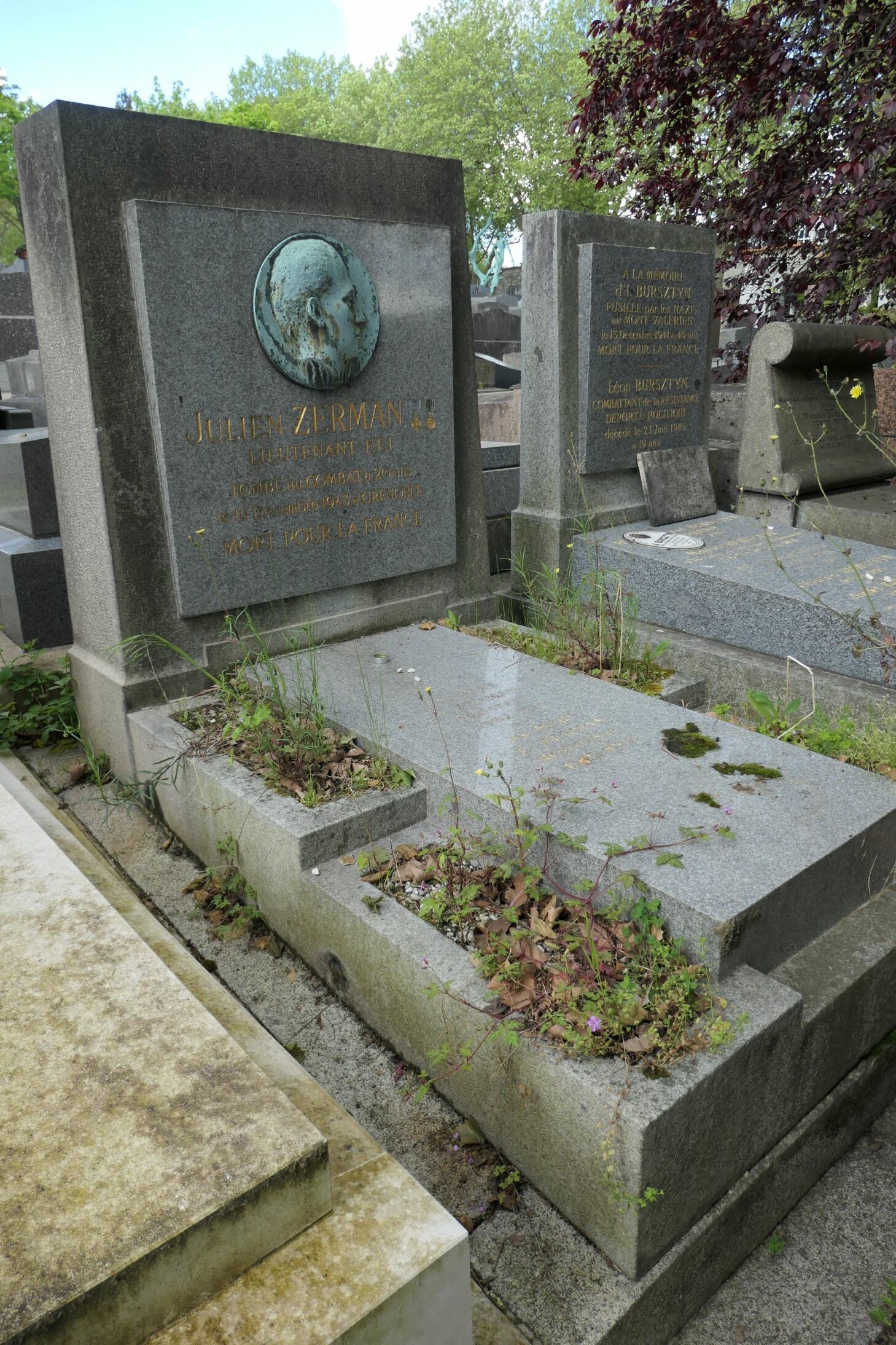 Stèle de ZERMAN Julien