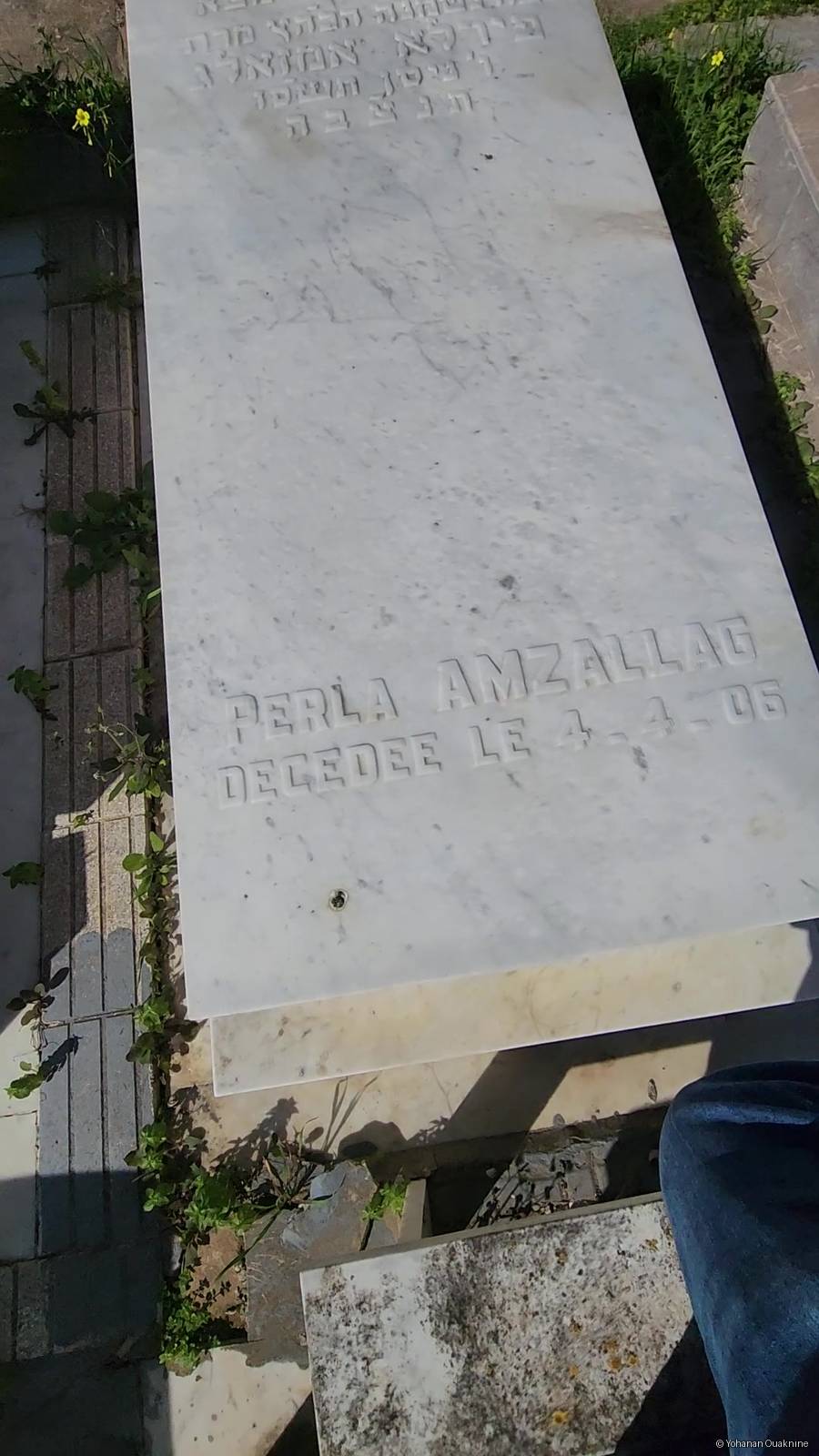 Надгробие AMZALLAG Perla