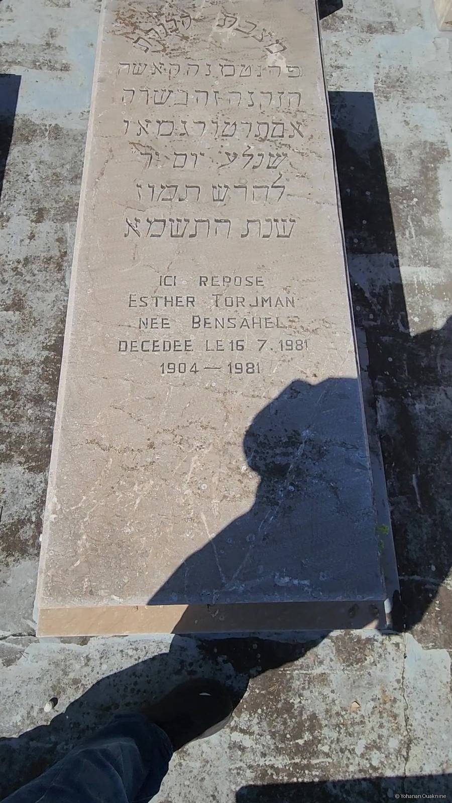 מצבת Torjman Esther