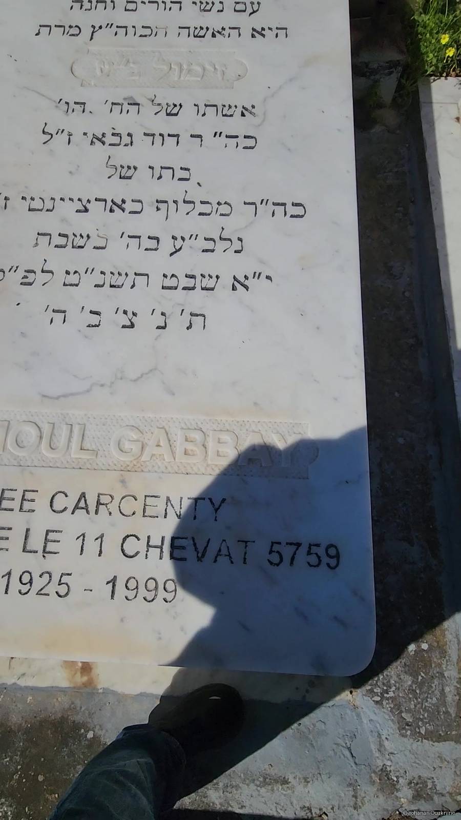מַצֵּבה פון GABBAY Zimoul