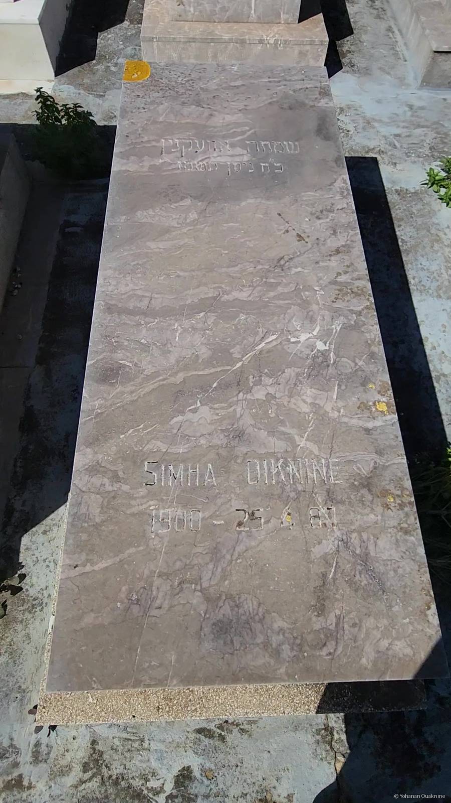 Stèle de OIKNINE SIMHA