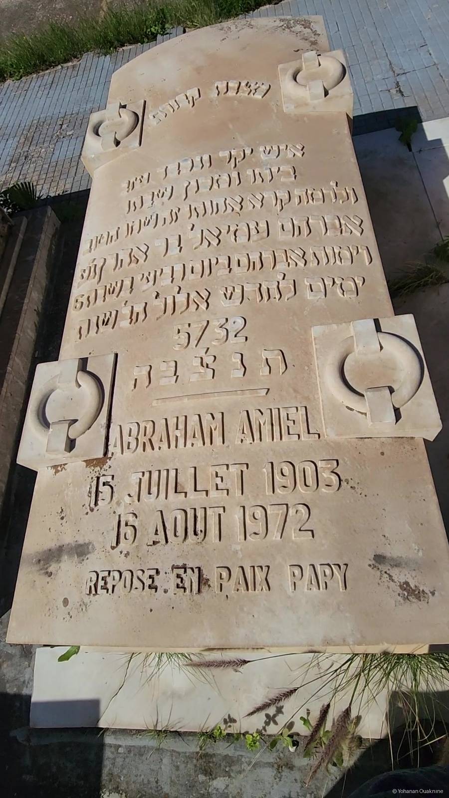 Estela de AMIEL Abraham