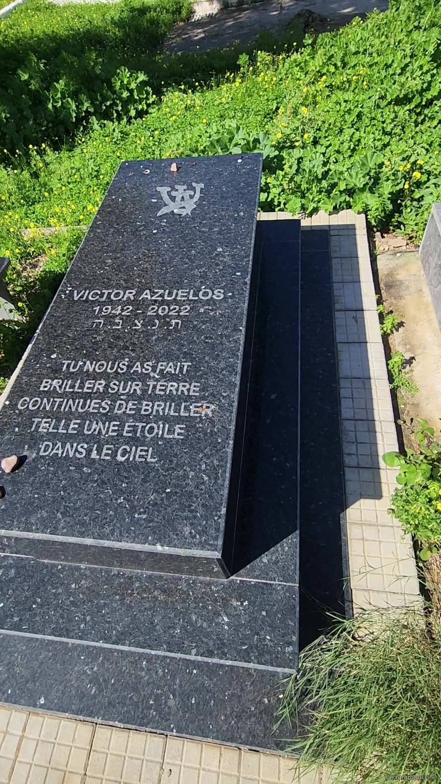 شاهدة قبر AZUELOS Victor