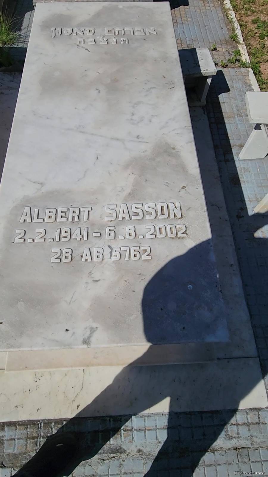 Grabstein von SASSON Albert