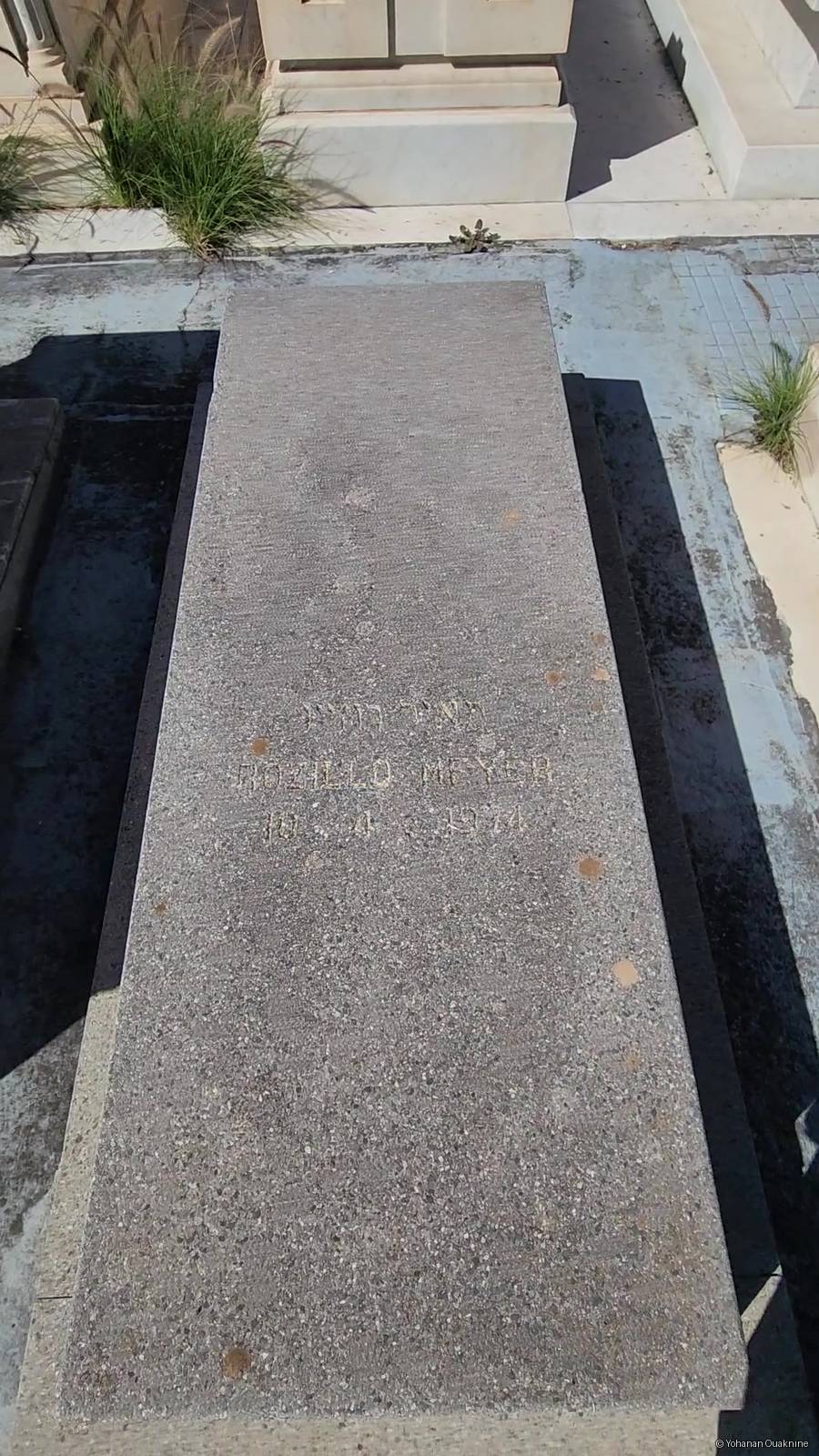 Lápide de ROZILLO MEYER