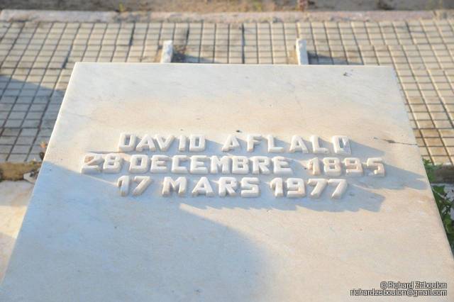 شاهدة قبر AFLALO David