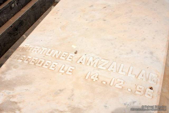 شاهدة قبر AMZALLAG FORTUNÉE