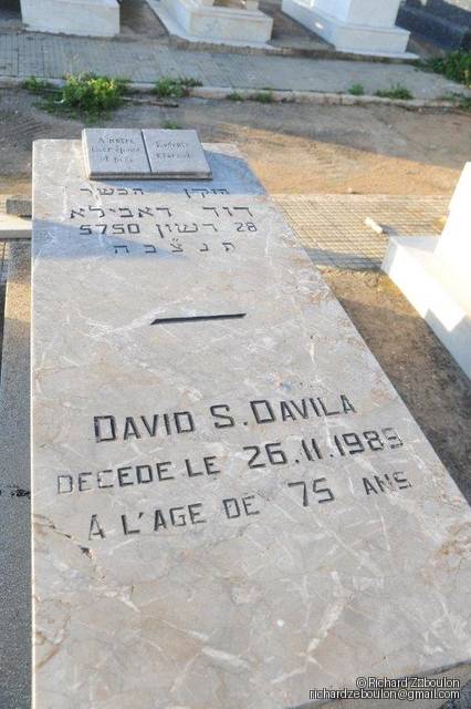Надгробие DAVILA DAVID