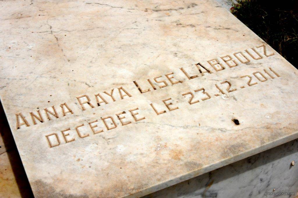 Stèle de LABBOUZ ANNA RAYA LISE