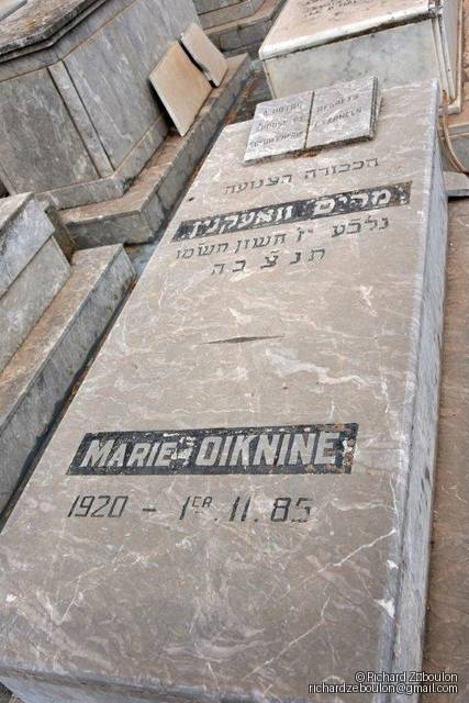 מַצֵּבה פון Oiknine Marie