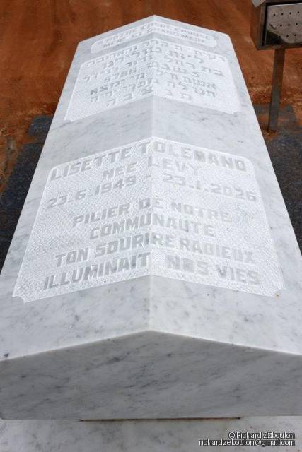 Stèle de TOLEDANO LISETTE
