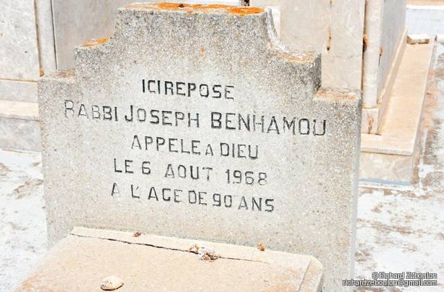 מַצֵּבה פון BENHAMOU JOSEPH
