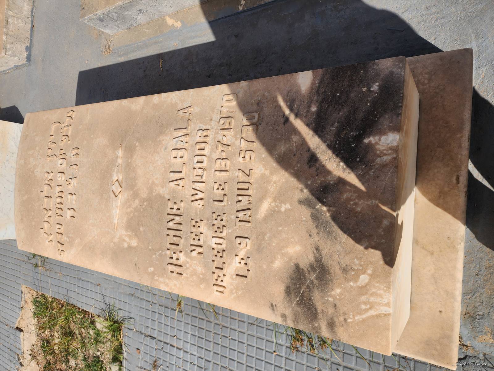 Tombstone of ALBALA Regine