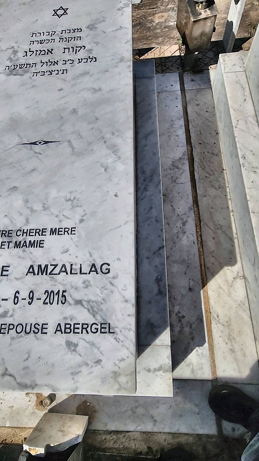 Stèle de AMZALLAG Yakout